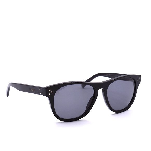 Celine Accessories - Celine Paris CL40102I 01A Polarized Black Grey Sunglasses 58-17